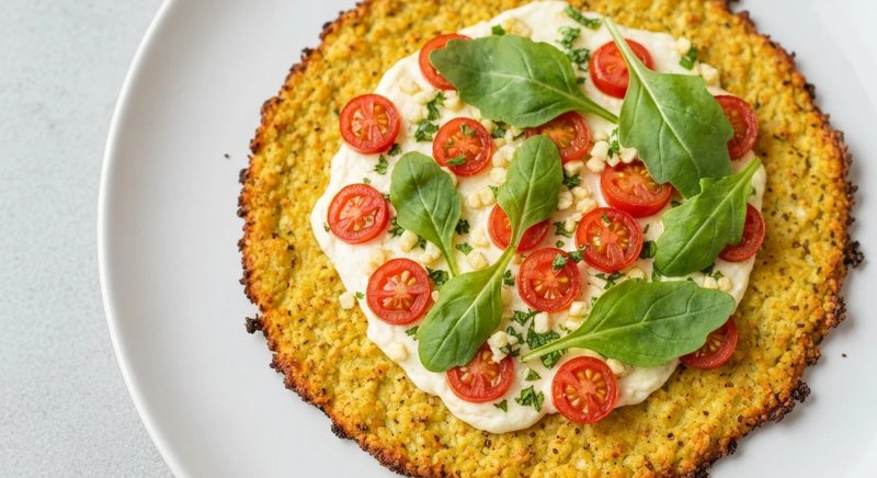 Gluten-Free Cauliflower Pizza Crust — baking recipe, serves 4