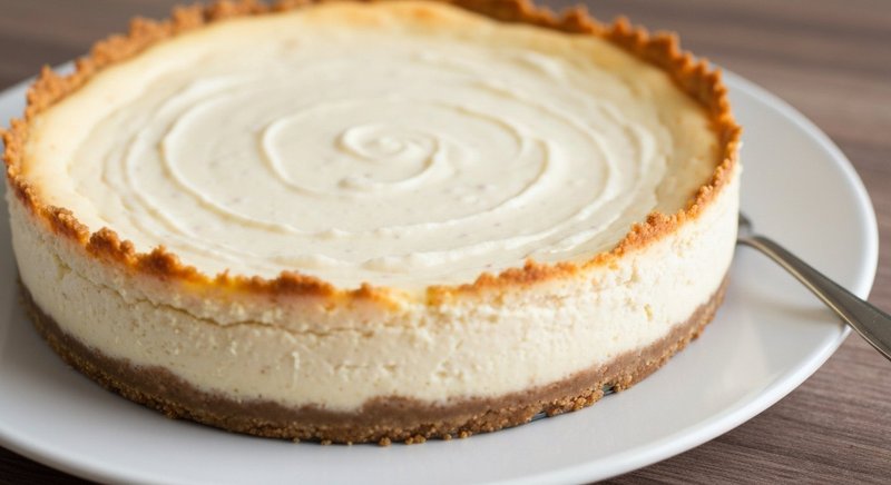 Gluten-Free Cheesecake with Almond Crust — baking recipe, serves 4