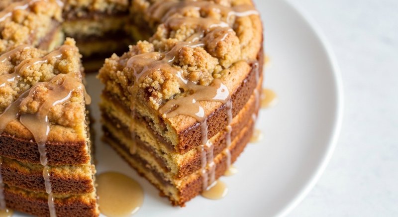 Gluten-Free Coffee Cake — baking recipe, serves 4