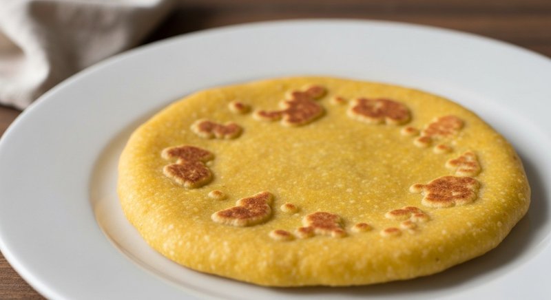 Gluten-Free Corn Masa Flatbread — baking recipe, serves 4