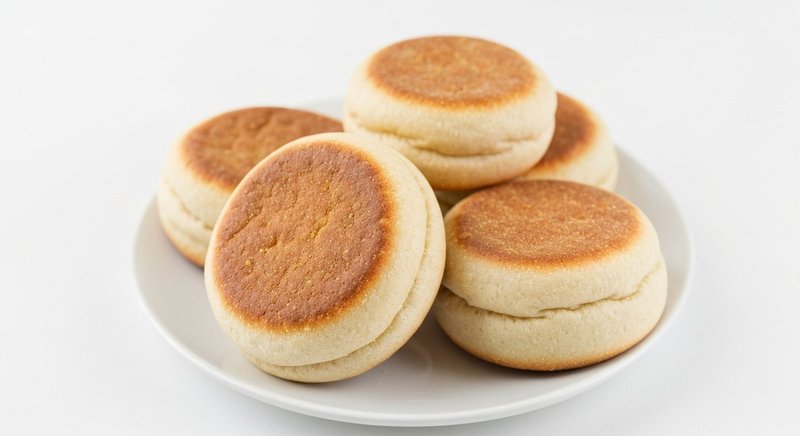 Gluten-Free English Muffins — baking recipe, serves 4