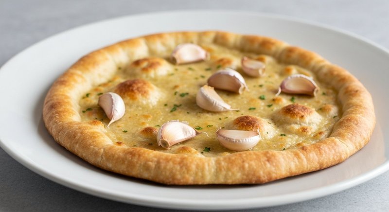 Gluten-Free Garlic Flatbread — baking recipe, serves 4