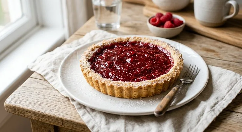 Gluten-Free Jam Tart with Pastry