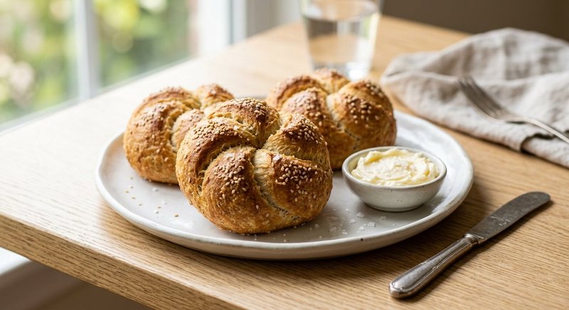 Gluten-Free Kaiser Rolls — baking recipe, serves 4
