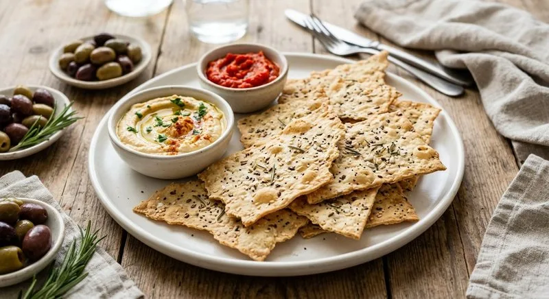 Gluten-Free Lavash Crackerbreads