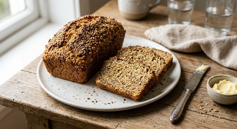 Gluten-Free Millet and Flax Seed Loaf — baking recipe, serves 4