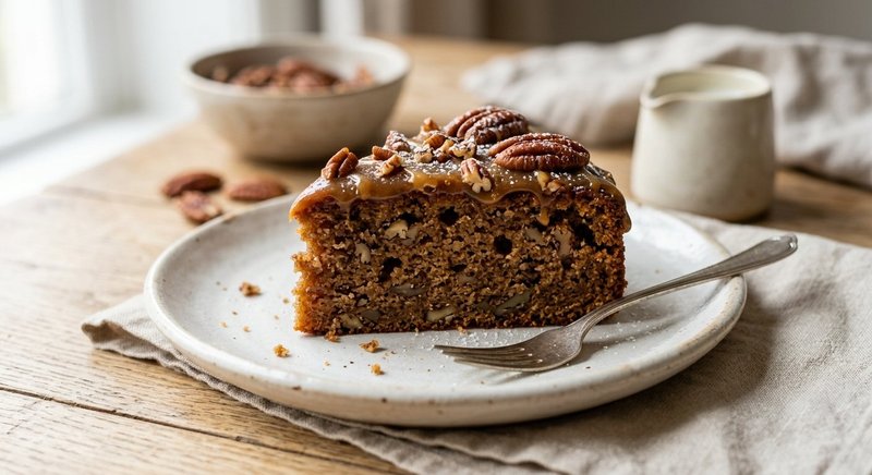 Gluten-Free Pecan Cake — baking recipe, serves 4