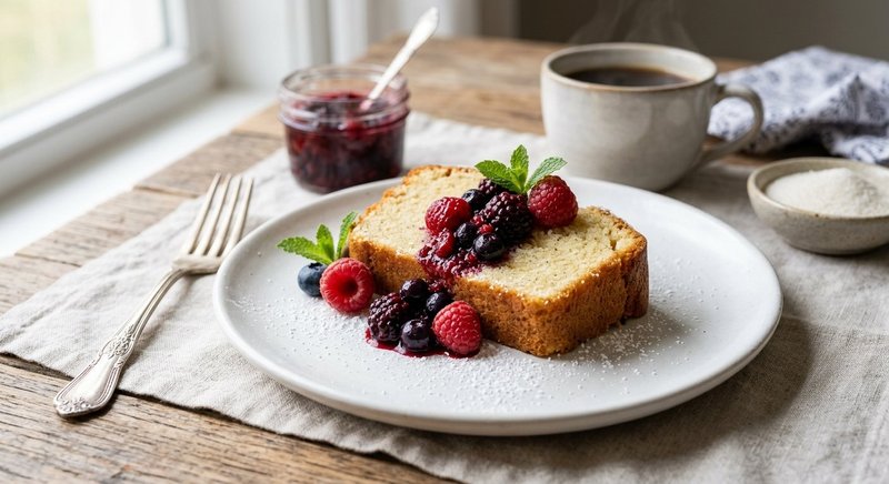 Gluten-Free Pound Cake — baking recipe, serves 4
