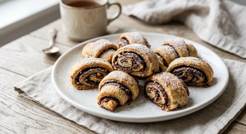 Gluten-Free Rugelach with Dough — baking recipe, serves 4