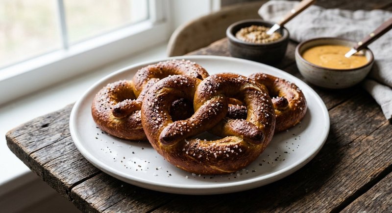 Gluten-Free Soft Pretzels — baking recipe, serves 4