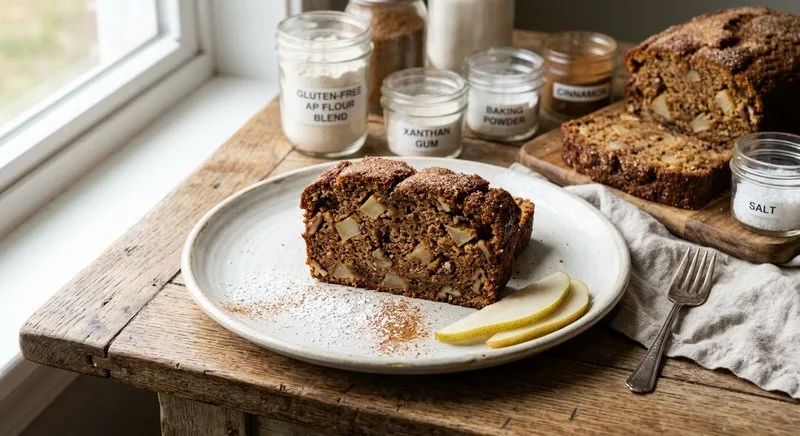 Gluten-Free Spiced Pear Bread