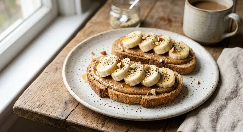 Gluten-Free Almond Butter Banana Toast
