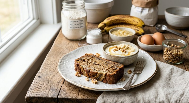 Gluten-Free Banana Bread — breakfast recipe, serves 4