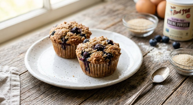 Gluten-Free Blueberry Muffins — breakfast recipe, serves 12