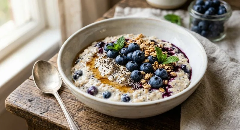 Gluten-Free Blueberry Overnight Oats