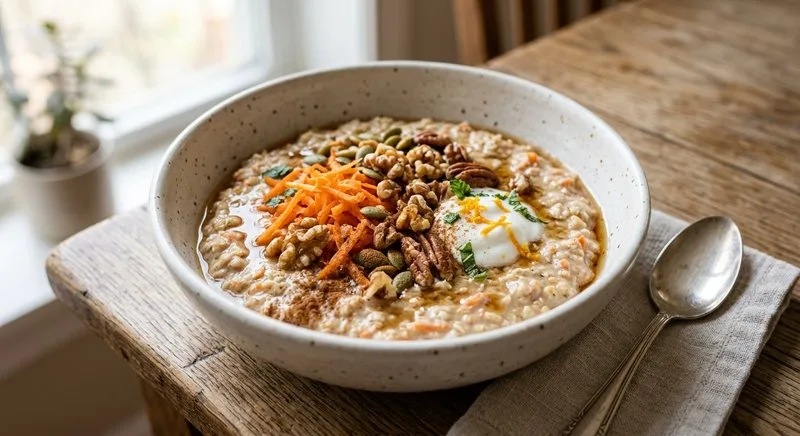 Gluten-Free Carrot Cake Overnight Oats