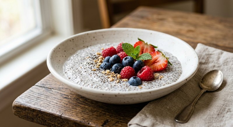 Gluten-Free Chia Pudding — breakfast recipe, serves 4