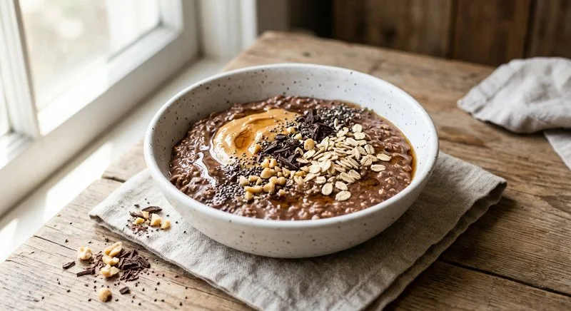 Gluten-Free Choc PB Overnight Oats