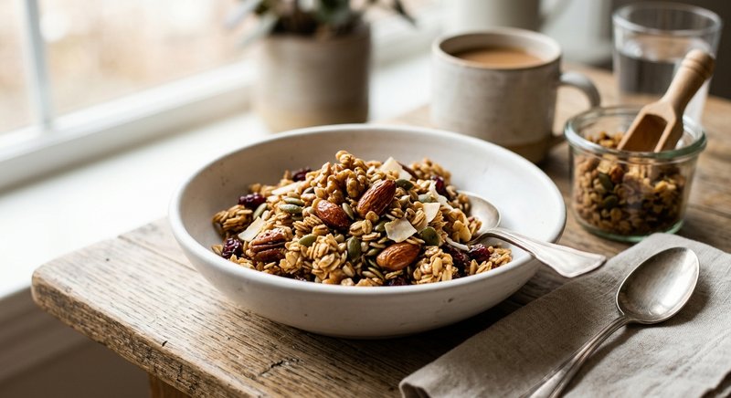 Gluten-Free Classic Granola — breakfast recipe, serves 8