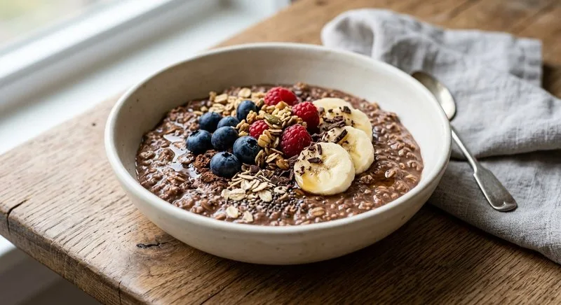 Gluten-Free Cocoa Overnight Oats