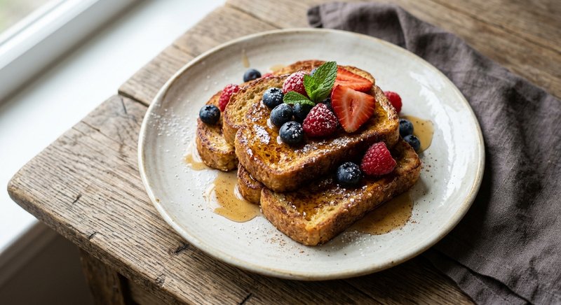 Gluten-Free French Toast — breakfast recipe, serves 2