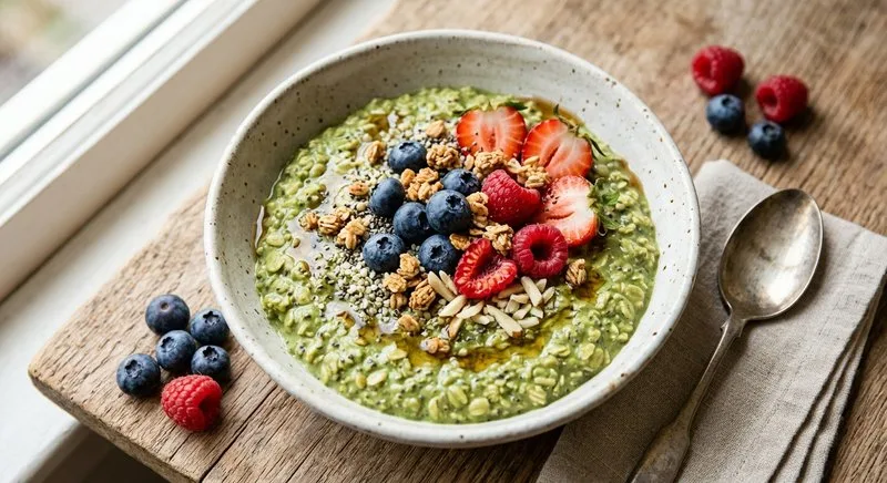 Gluten-Free Matcha Overnight Oats
