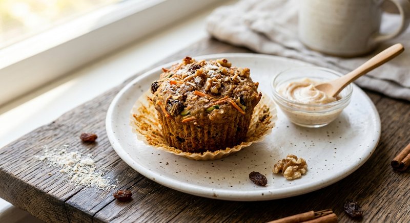 Gluten-Free Morning Glory Muffins — breakfast recipe, serves 4