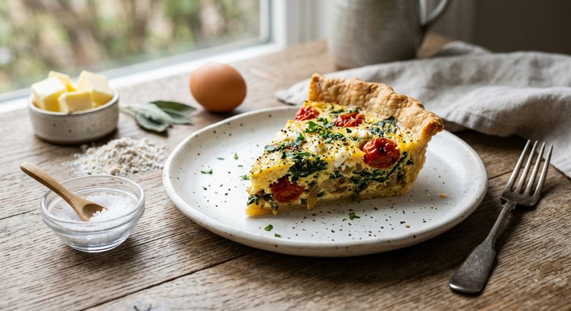 Gluten-Free Quiche — breakfast recipe, serves 4