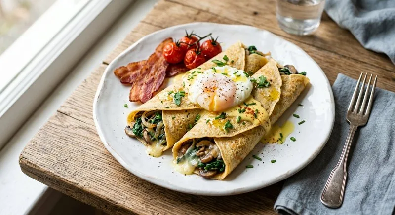 Gluten-Free Savory Breakfast Crepes