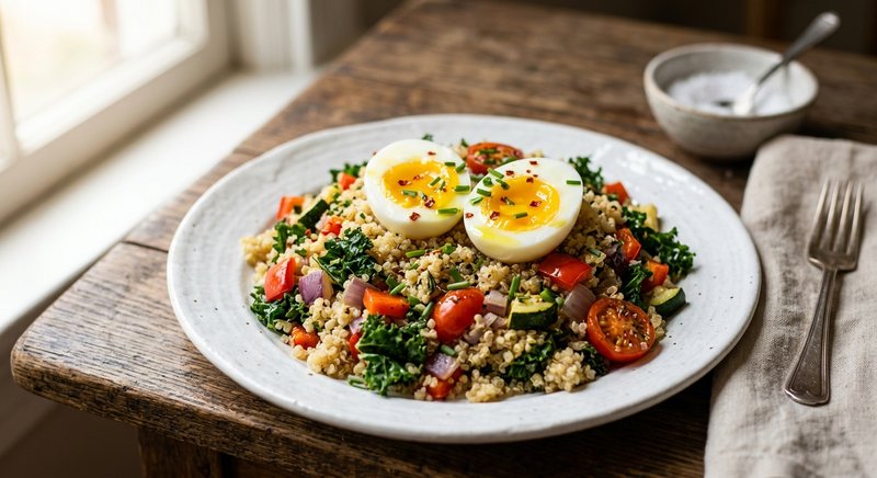 Gluten-Free Savory Egg Bowl — breakfast recipe, serves 4