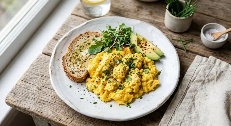 Gluten-Free Turmeric Scrambled Eggs