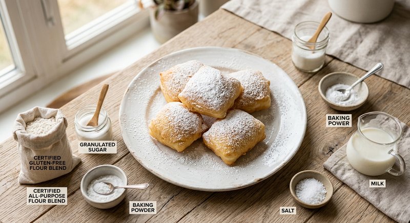 Gluten-Free Beignets — desserts recipe, serves 4
