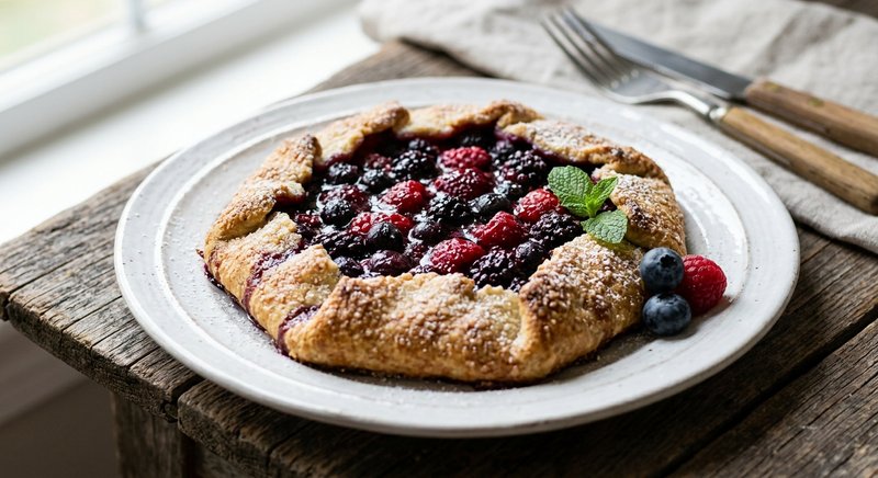 Gluten-Free Berry Galette — desserts recipe, serves 4