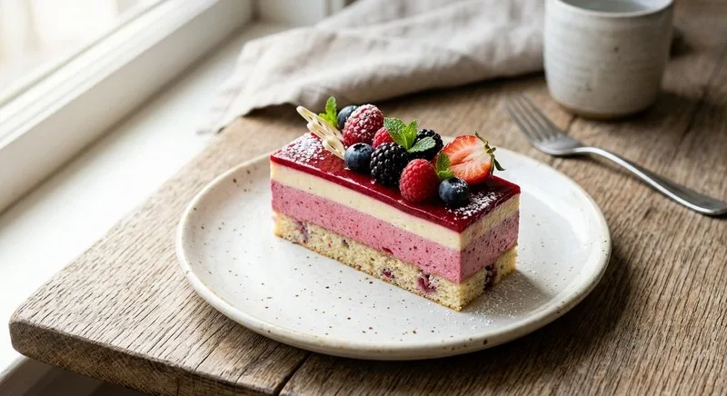 Gluten-Free Berry Mousse Cake