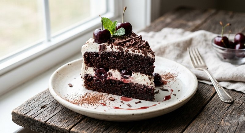Gluten-Free Black Forest Cake — desserts recipe, serves 4