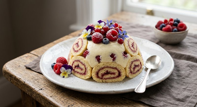 Gluten-Free Charlotte Royale — desserts recipe, serves 4