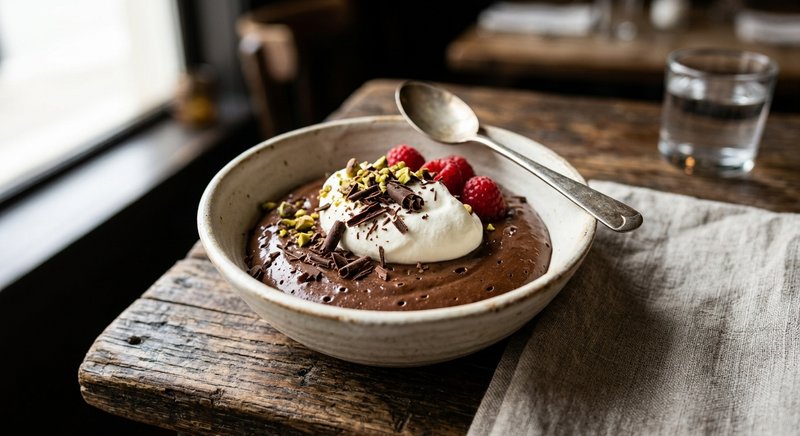 Gluten-Free Chocolate Mousse — desserts recipe, serves 4