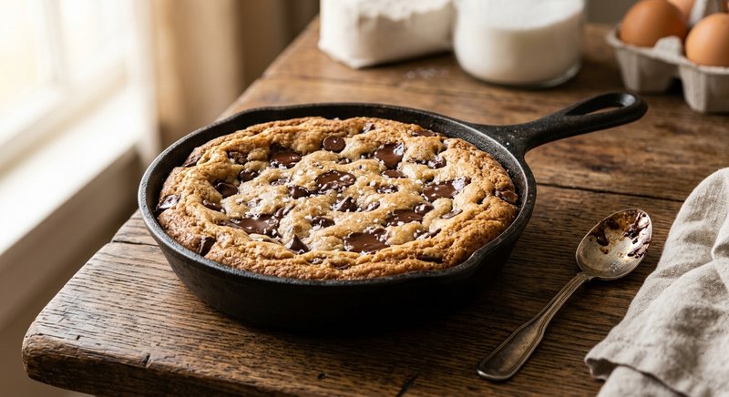 Gluten-Free Cookie Skillet — desserts recipe, serves 4