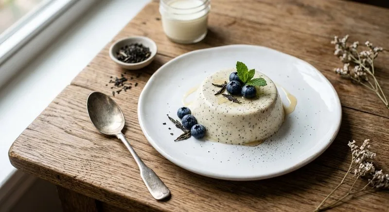 Gluten-Free Earl Grey Panna Cotta