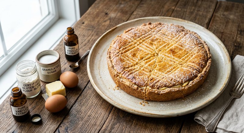 Gluten-Free Gateau Basque — desserts recipe, serves 4