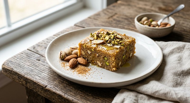 Gluten-Free Halva — desserts recipe, serves 4