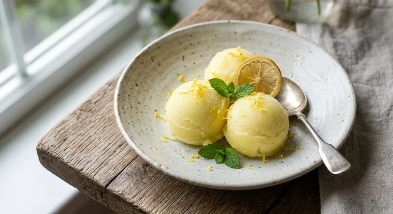Gluten-Free Lemon Sorbet