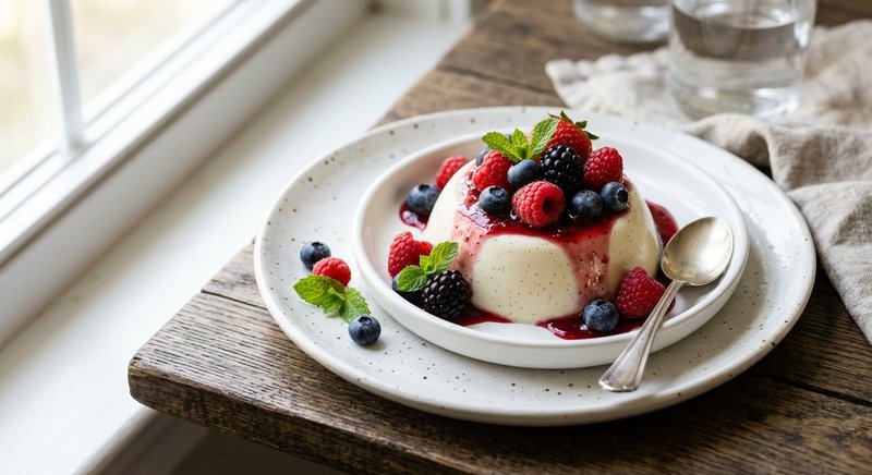 Gluten-Free Panna Cotta — desserts recipe, serves 4