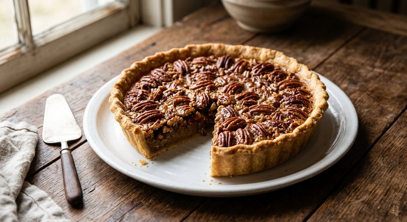 Gluten-Free Pecan Pie — desserts recipe, serves 4