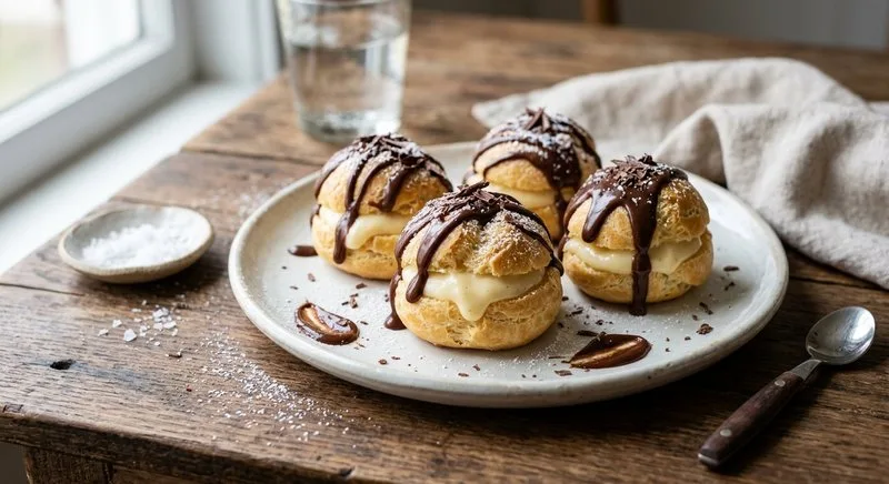Gluten-Free Profiteroles with Choux