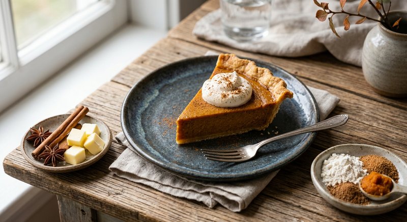 Gluten-Free Pumpkin Pie — desserts recipe, serves 4