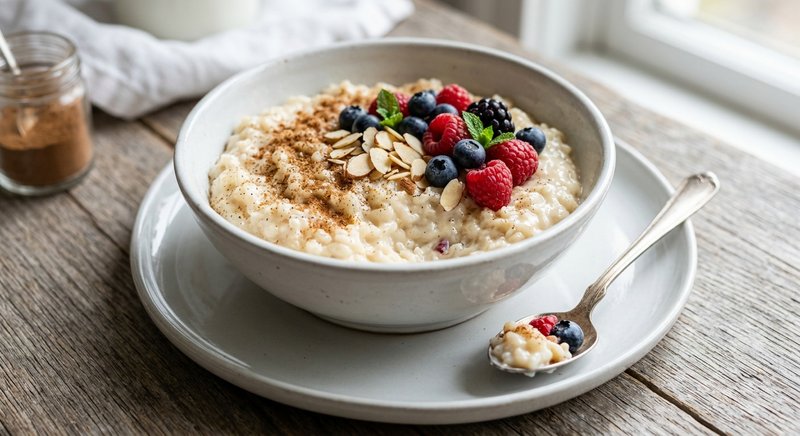 Gluten-Free Rice Pudding — desserts recipe, serves 4
