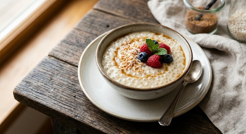 Gluten-Free Tapioca Pudding — desserts recipe, serves 4