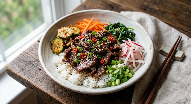 Gluten-Free Beef Bulgogi Bowl — dinner recipe, serves 4