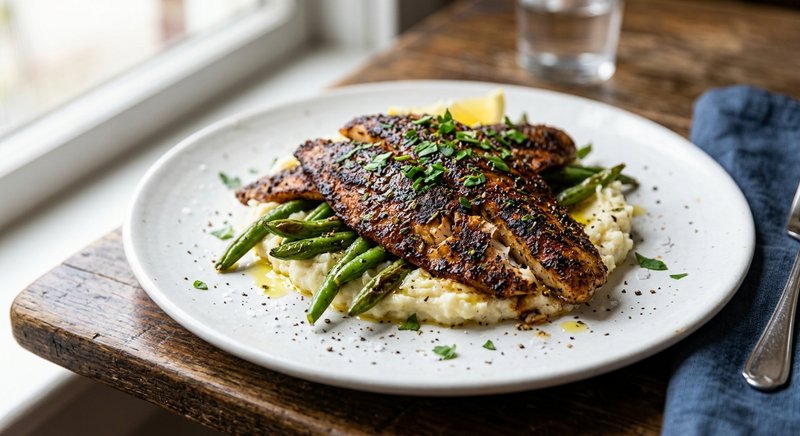 Gluten-Free Blackened Catfish — dinner recipe, serves 4